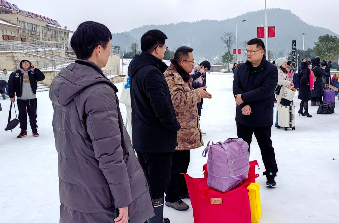 桃源县委常委、宣传部长丁利民赴牛车河镇督导低温雨雪冰冻天气