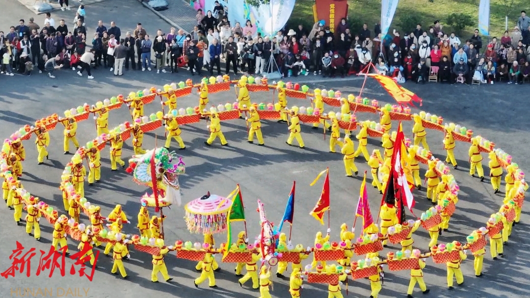 【常德电视台 桃源电视台】九溪板龙灯：“谷龙”舞新春 “战鼓”传佳音