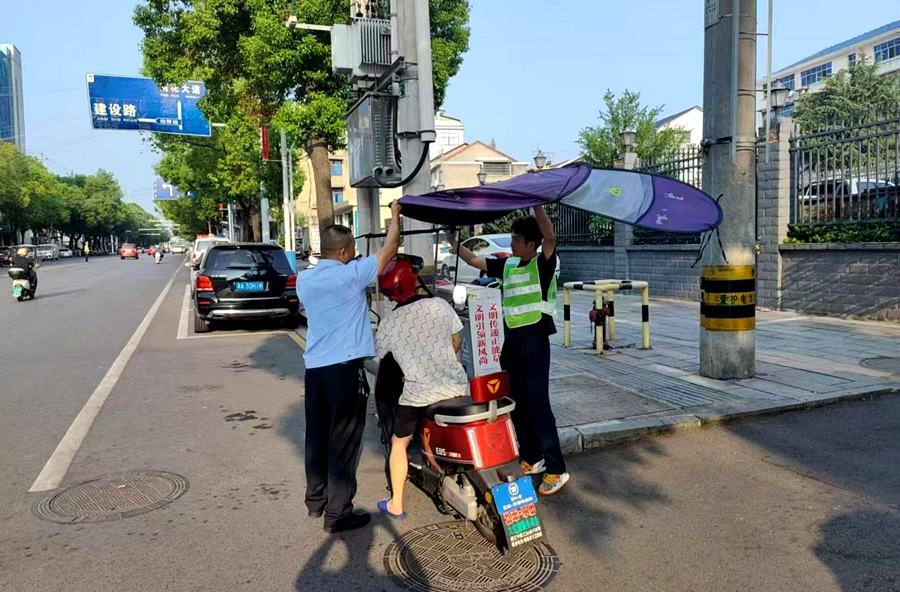 浔阳街道：把好道路安全关 护好群众生命线