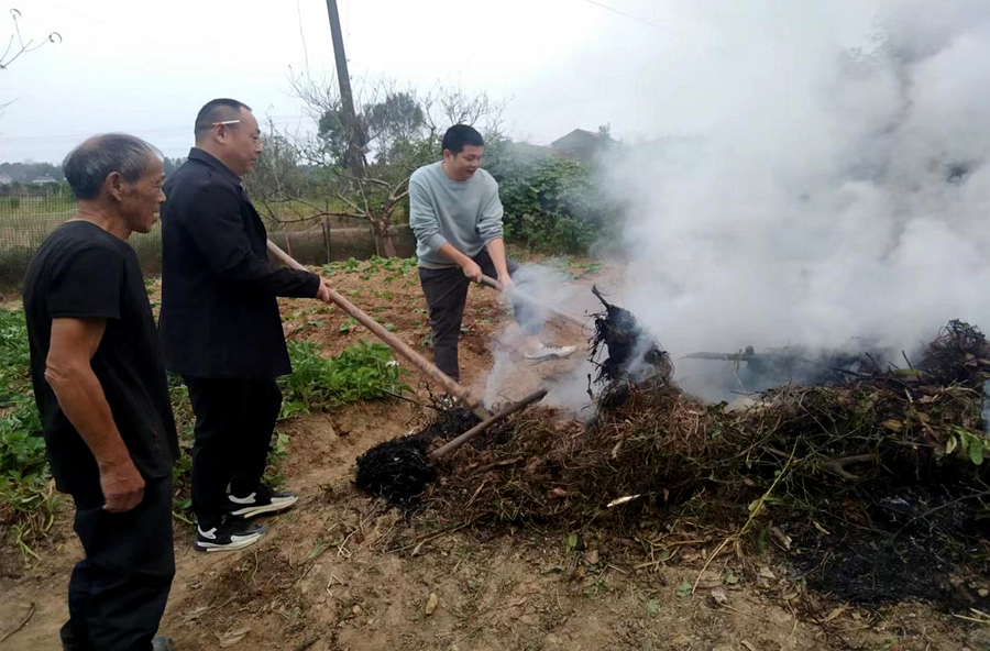 架桥镇： 秸秆禁烧，以督促防 守护美丽乡村