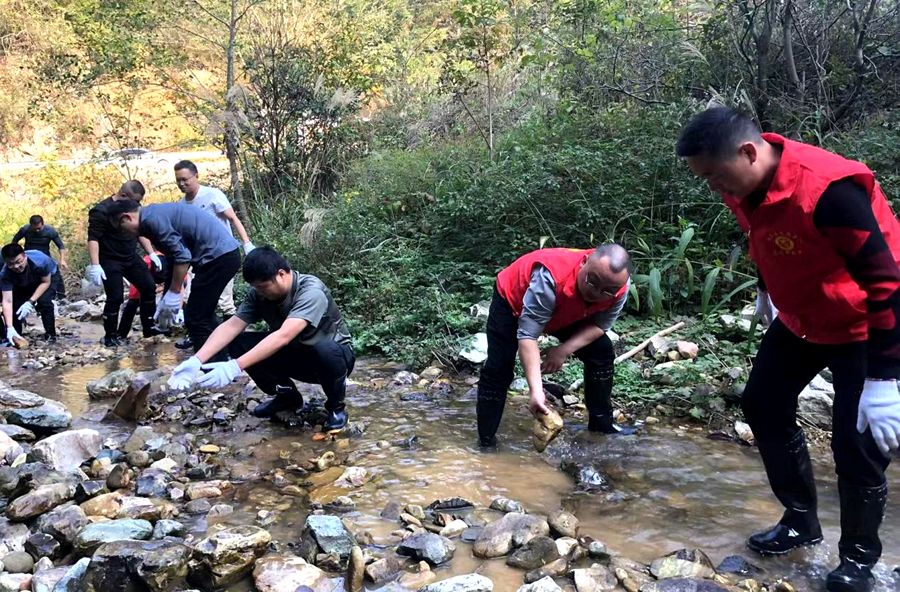 西安镇：老兵志愿引水来