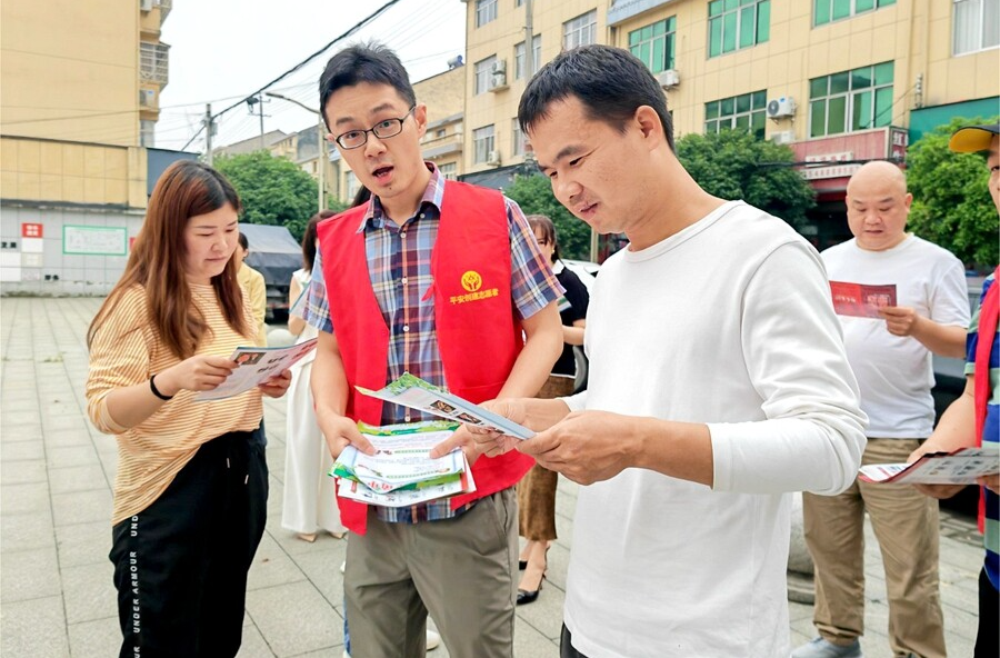 平安桃源丨木塘垸镇：开展全国防灾减灾日宣传活动