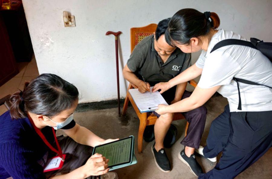 三阳港镇：有序推进2025年居家养老服务对象能力评估工作