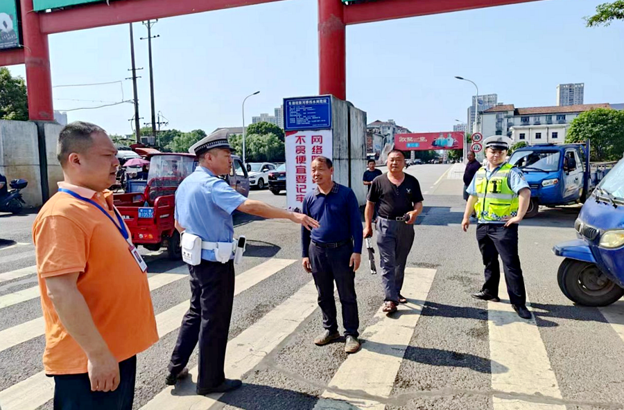 漳江街道：严查严管强整治 戴好“一盔”护平安