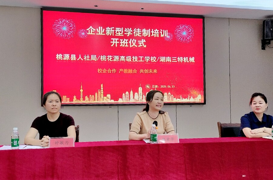 “雙師”共育，“雙贏”啟航 桃源縣新型學(xué)徒制首期高級班培訓(xùn)正式開班