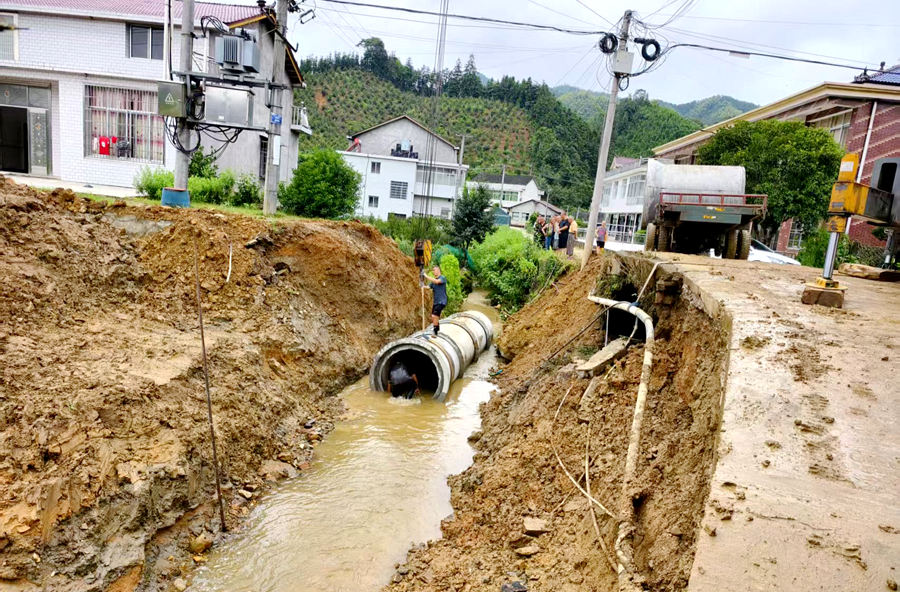 桃源县水利局：水毁修复攻坚，保灌溉解民困