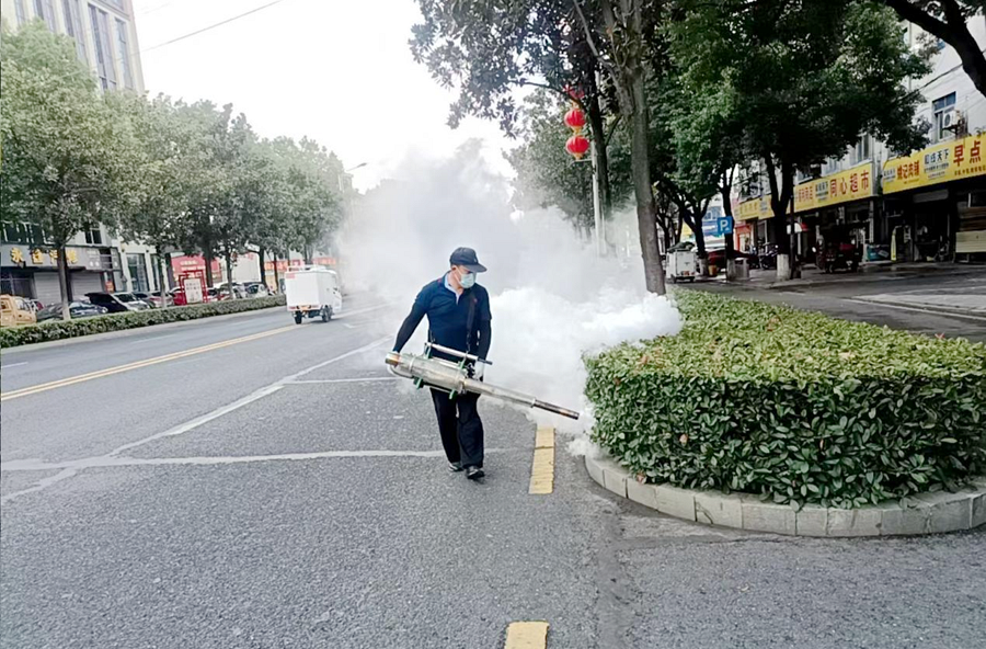桃源县卫健局开展防蚊灭蚊工作