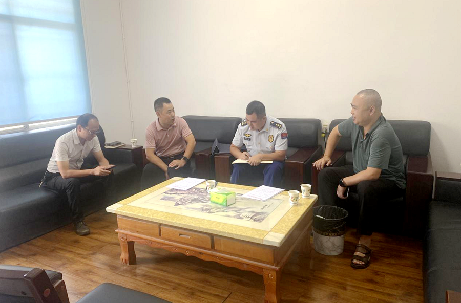 桃源县消防救援大队赴架桥镇调研专职消防队建设 夯实基层消防安全防线