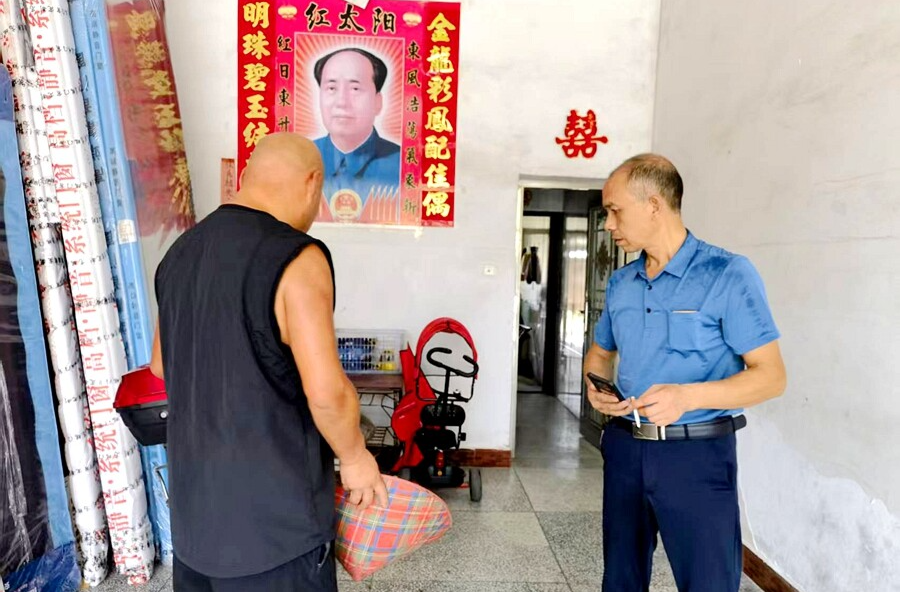 茶庵鋪鎮(zhèn)：電子號(hào)牌“送上門”   村民換牌不出村