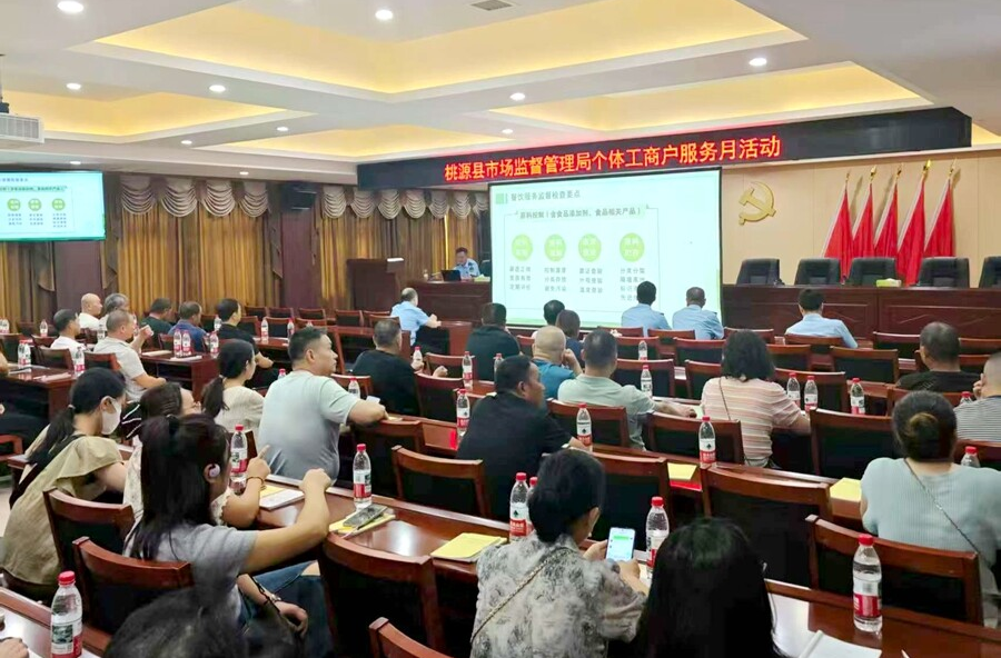 服务零距离 暖心促发展：桃源县市场监督管理局基层所深入开展个体工商户服务月活动