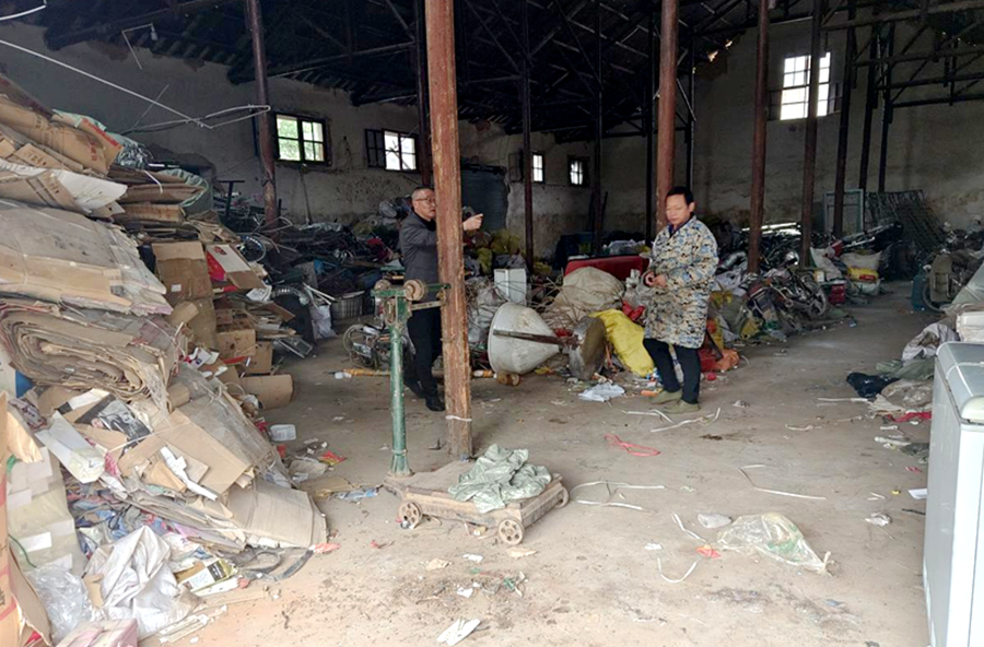 马鬃岭镇：排查废品收购站隐患   拧紧安全“螺丝钉