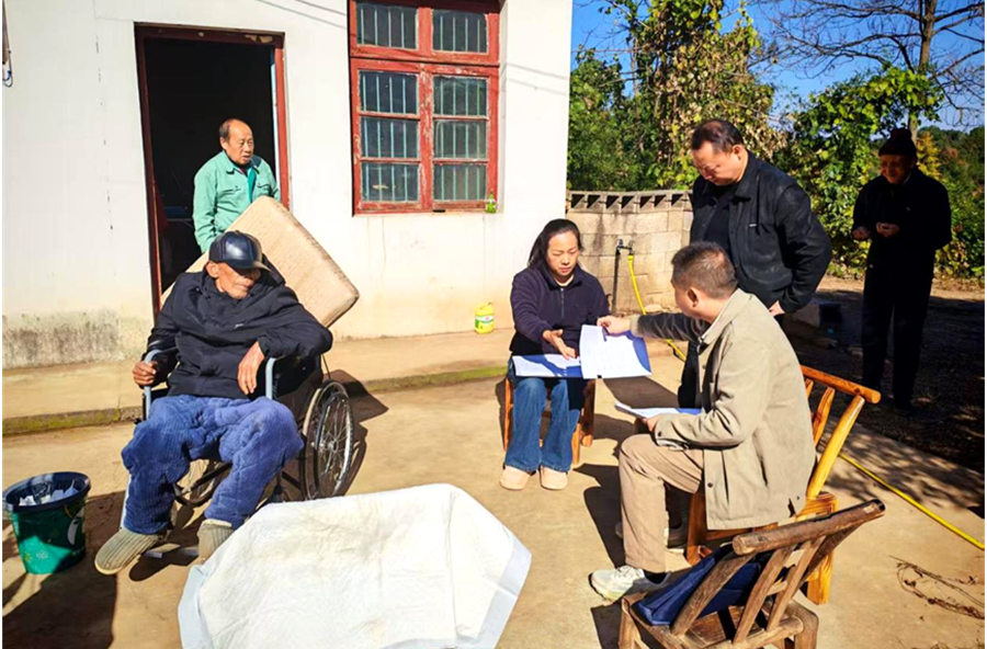 马鬃岭镇：走访慰问传温情    情系老兵暖人心