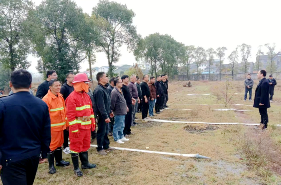 三阳港镇：比武练精兵 筑牢防火墙