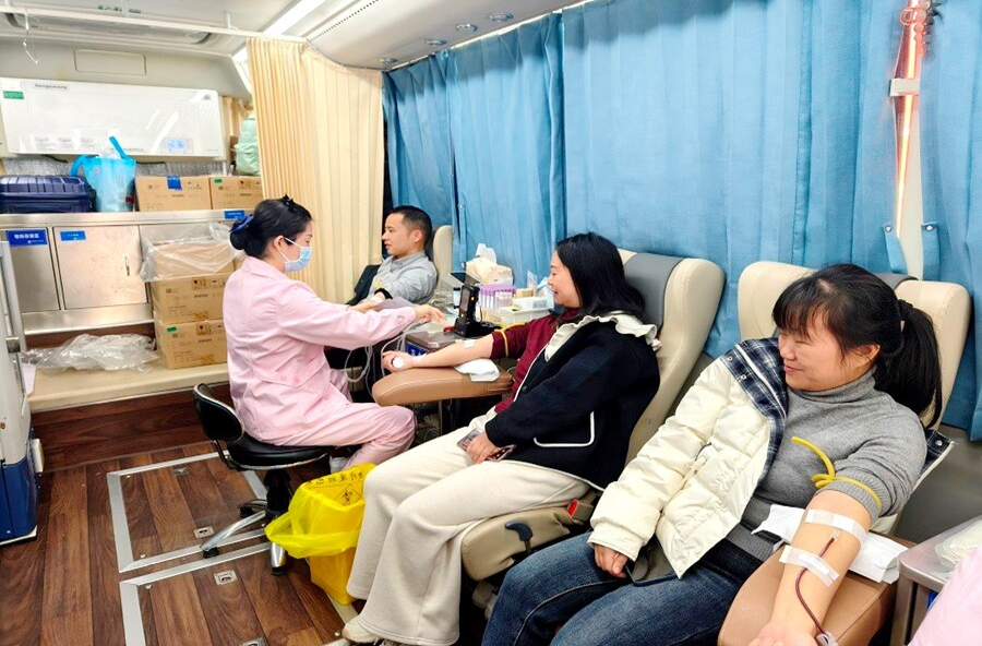 热血暖冬，大爱同行——夷望溪镇组织开展集中义务献血活动