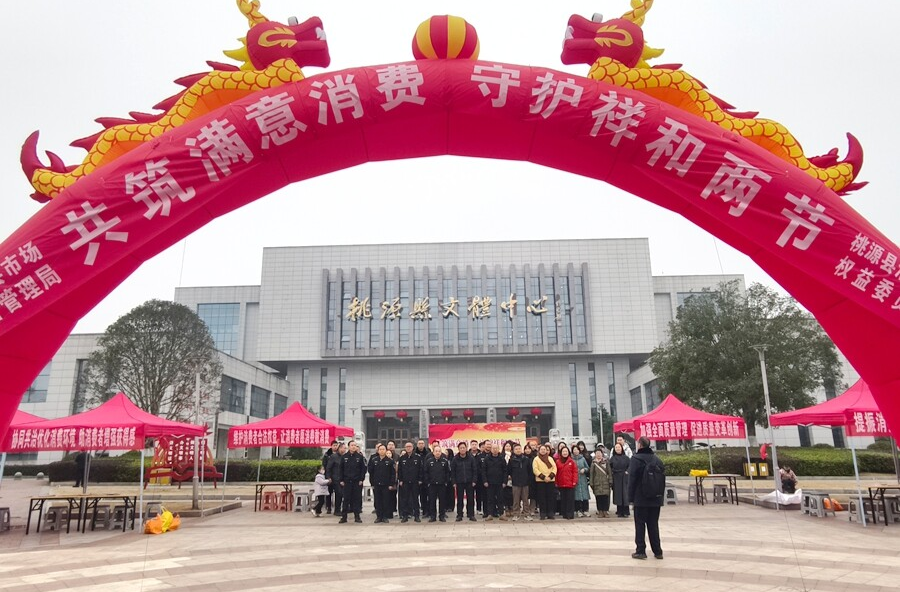 桃源县消保委联合多部门开展春节消费维权宣传 守护群众祥和年味