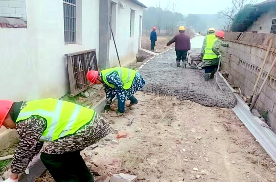 桃源县以工代赈项目快速复工复产 全力冲刺新春“开门红”