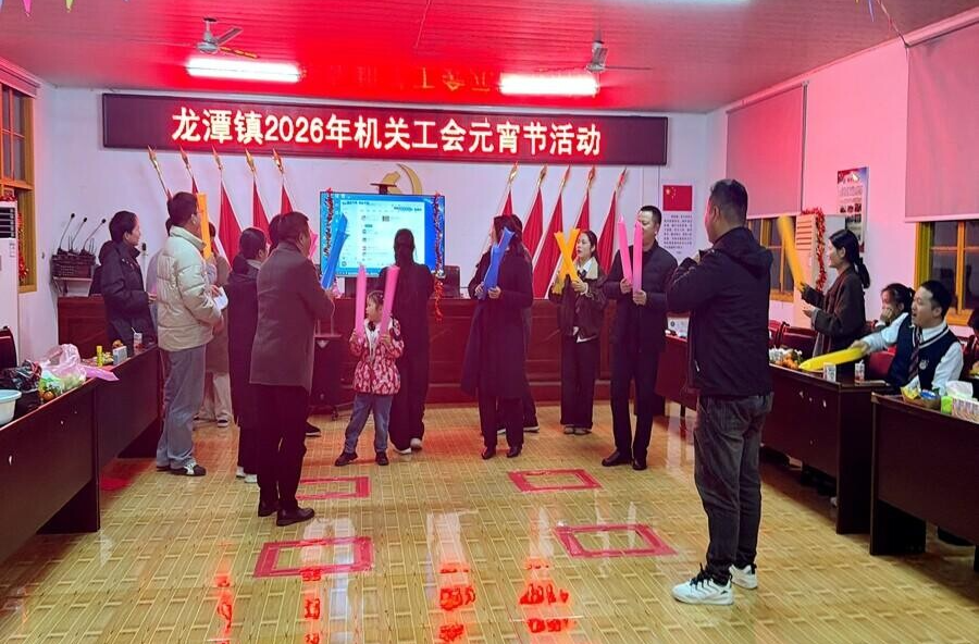 龙潭镇举办2026年“欢庆元宵·共筑梦想”元宵晚会