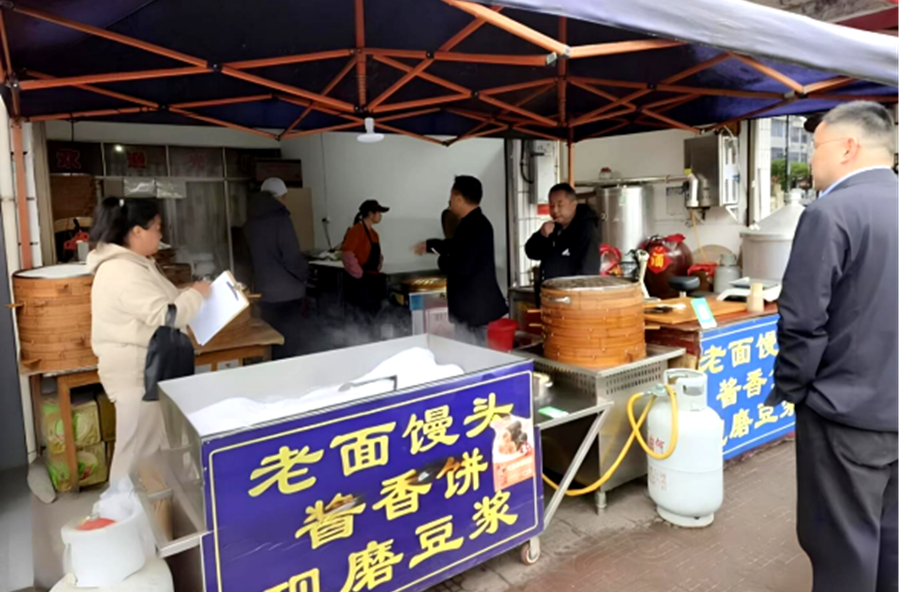 盘塘镇开展燃气隐患排查， 筑牢民生安全防线