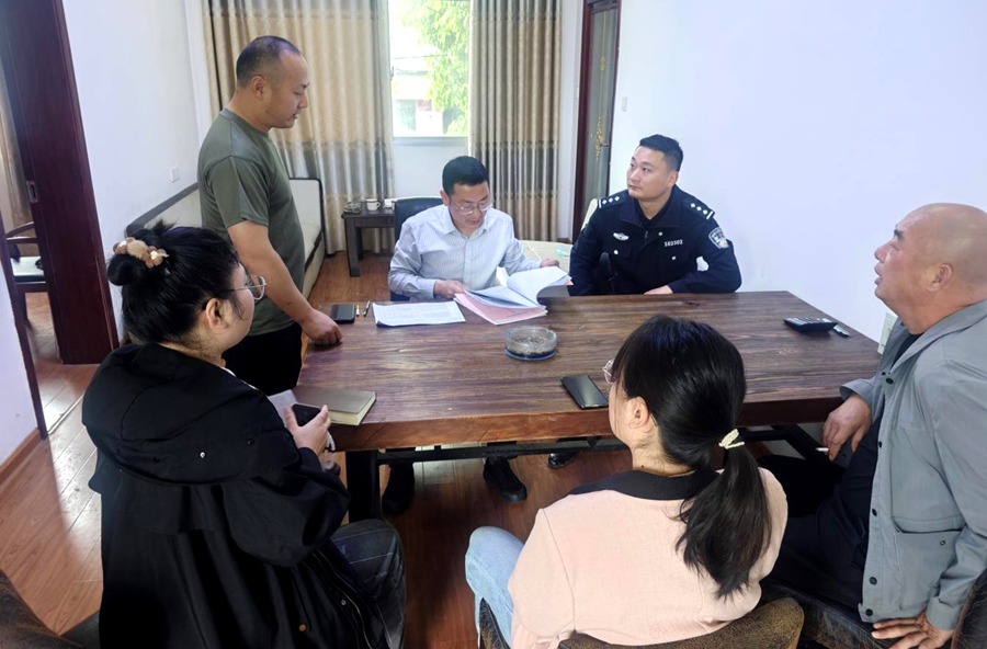青林乡：调研督导平安建设 筑牢基层治理防线