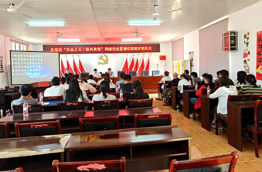 龙潭镇启动网络直播培训  助力家乡特色产品“出圈”