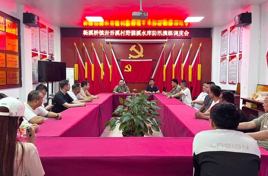 以练为战 以演筑防——杨溪桥镇开展防汛应急实战大演练