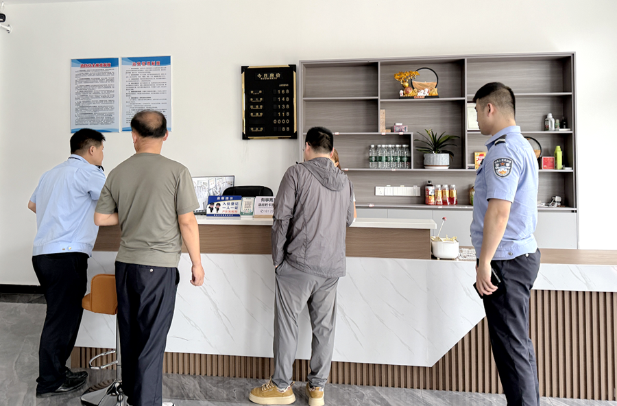 热市镇：多部门联合开展住宿业领域安全隐患 专项排查行动