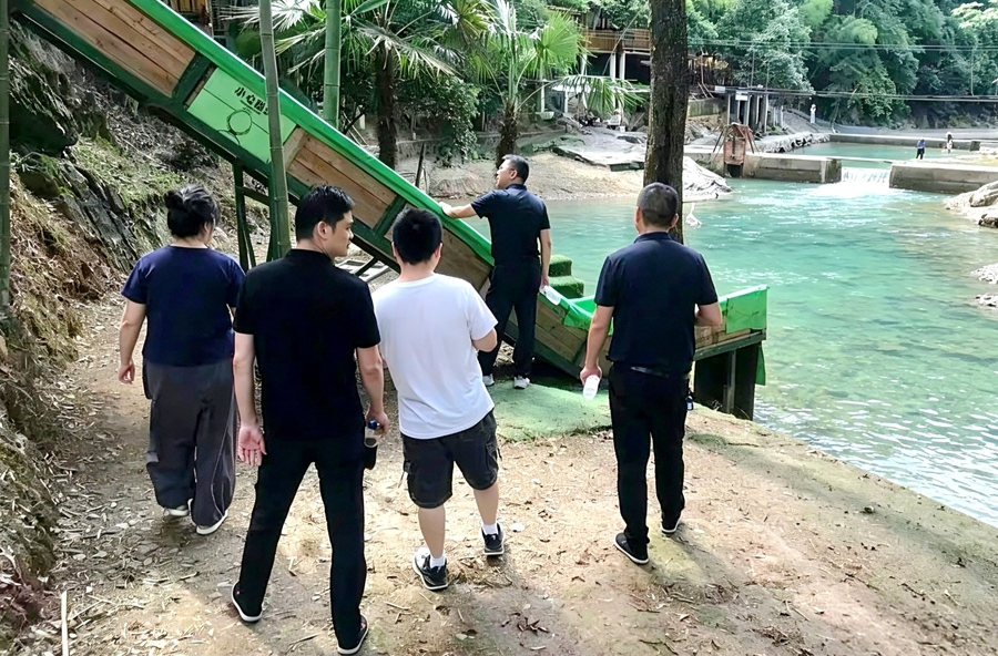 杨溪桥镇：磨盘溪、来野营地开业在即！已提前为游客“系好安全带”