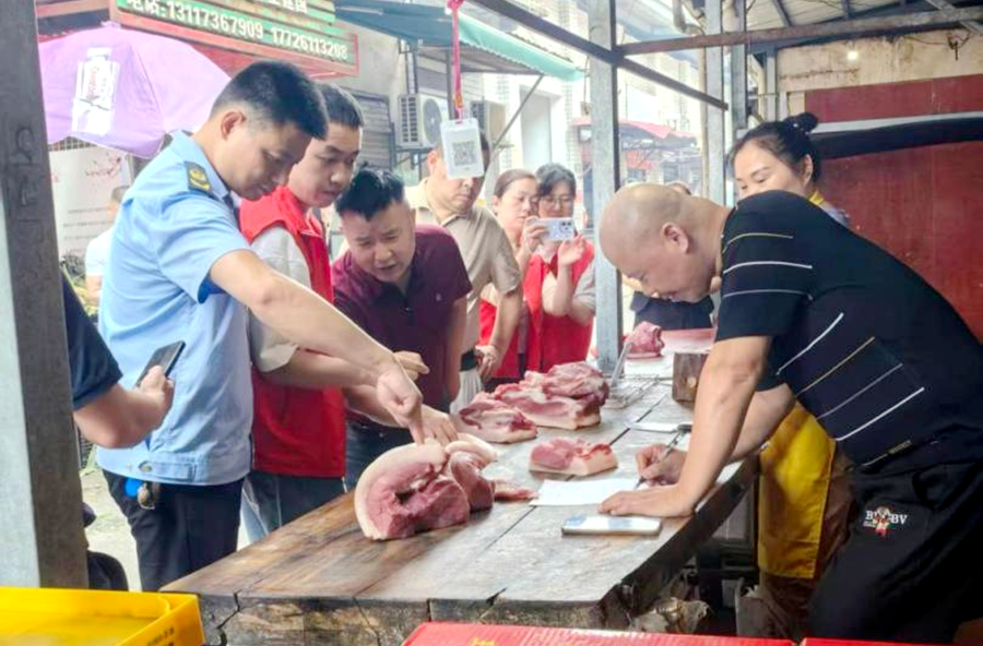 漳江街道：紧盯民生“菜篮子”  严把食品安全关