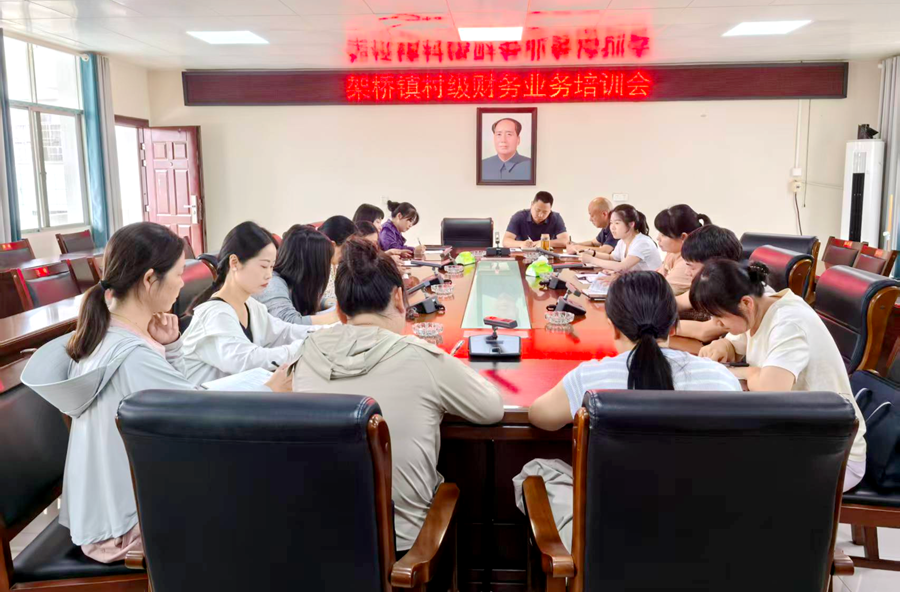 以训赋能强本领 规范财务提质效—— 架桥镇财政所开展村级报账员业务培训会