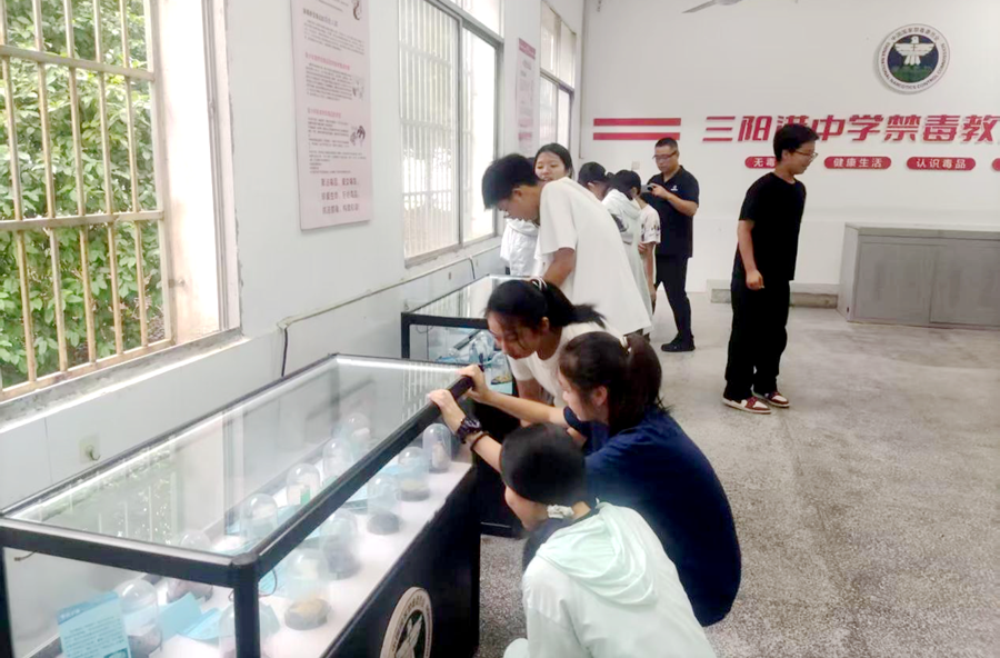 三阳港镇：禁毒宣传进校园 守护少年 “无毒青春”