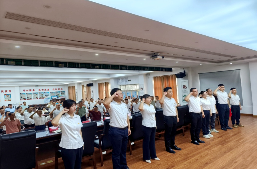 理公港镇召开庆祝建党105周年暨“七一”党员大会