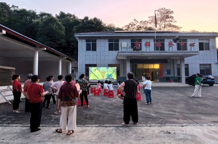 理公港镇：惠民电影进乡村 点亮群众精神文化生活