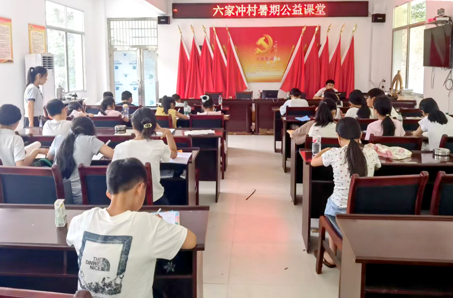 茶庵铺镇六家冲村：党群阵地聚活力 “暑期课堂”暖童心