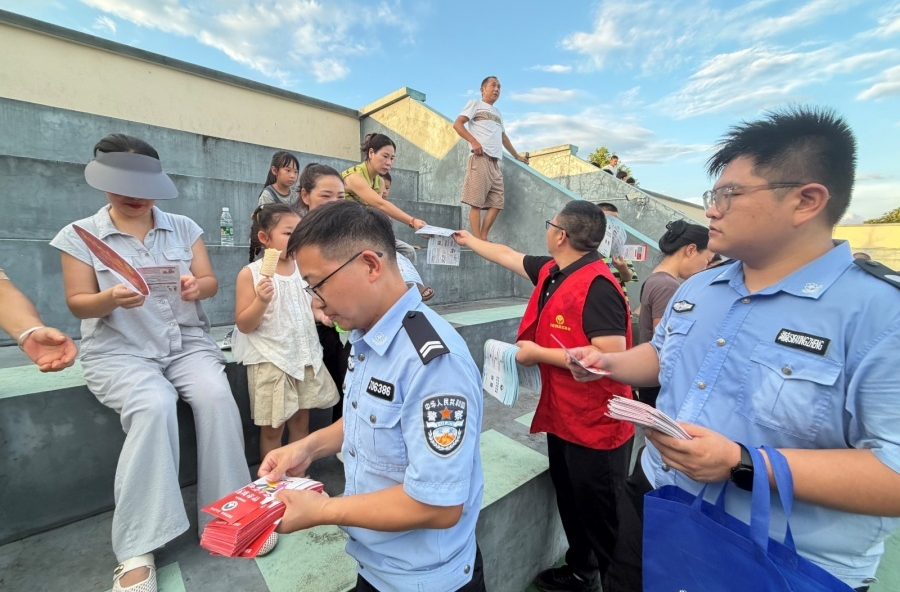 禁毒宣传走进“茶BA”总决赛  茶庵铺镇创新打造“移动课堂”