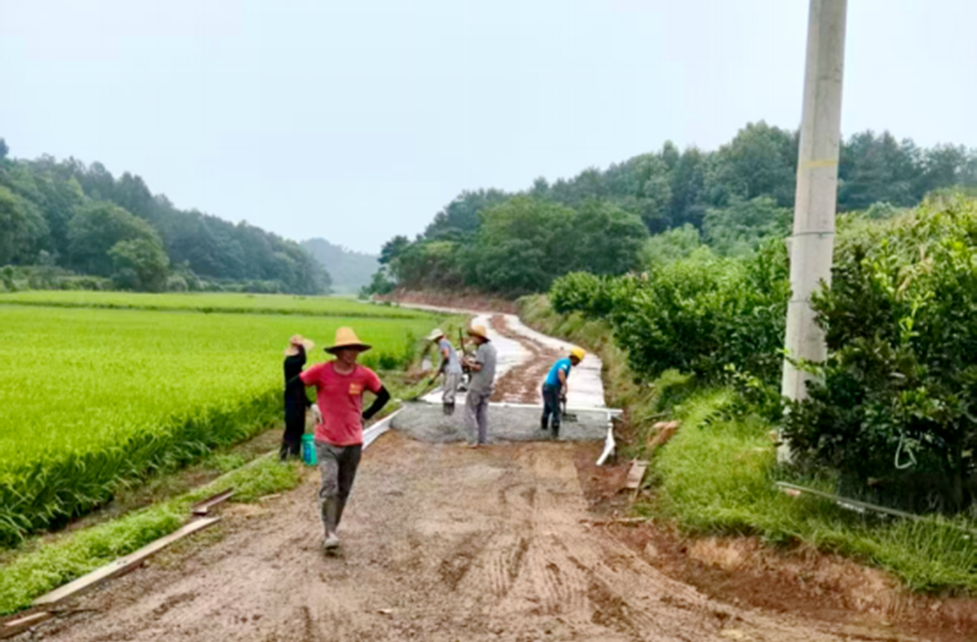 盘塘镇红岩山村：打通断头路 铺就便民致富道