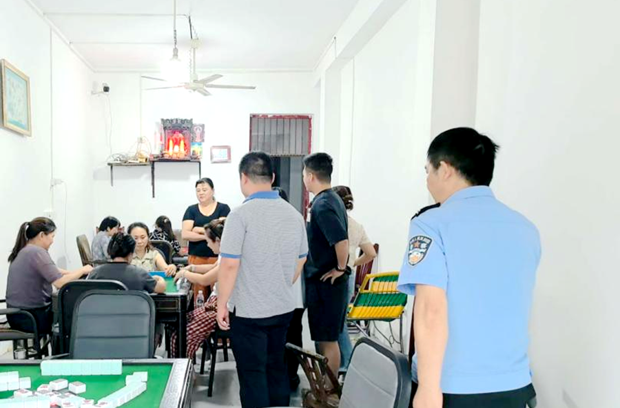 架桥镇：重拳整治棋牌室乱象 筑牢辖区平安防线