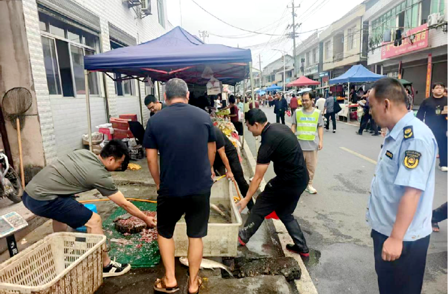 夷望溪镇：推进马路市场“回头看”专项整治