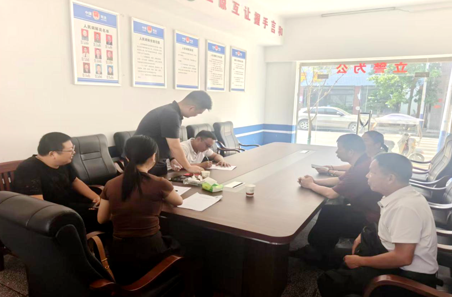 漆河镇：联动调处交通事故 用心化解群众矛盾