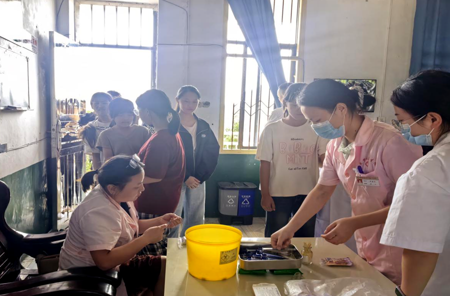 漆河镇黄甲铺卫生院：党建引领护校园健康 精准筛查筑牢结核防线